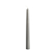 50 Leuchterkerzen &Oslash; 2,2 cm x 25 cm grau
