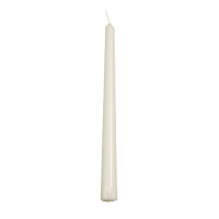 Papstar 30 Leuchterkerzen &Oslash; 2,2 cm x 24 cm weiss aus 100 % Stearin