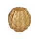 Kugelkerze &Oslash; 10 cm gold &quot;Pine Cone&quot;