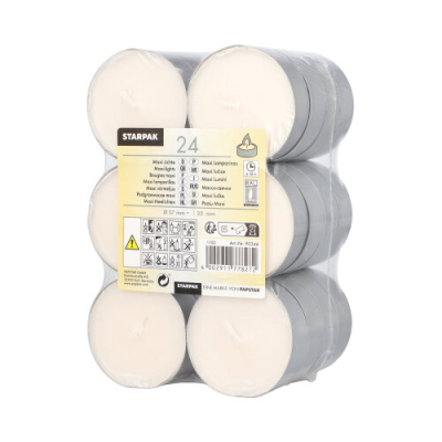 24 Maxi Lichte &Oslash; 57 mm x 22 mm weiss