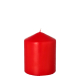 Stumpenkerze &Oslash; 80 mm x 100 mm tangorot