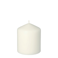 Stumpenkerze &Oslash; 80 mm x 100 mm weiss