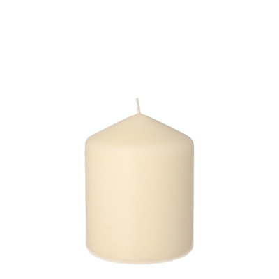 Stumpenkerze &Oslash; 80 mm x 100 mm creme