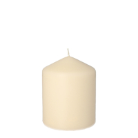 Stumpenkerze &Oslash; 80 mm x 100 mm creme
