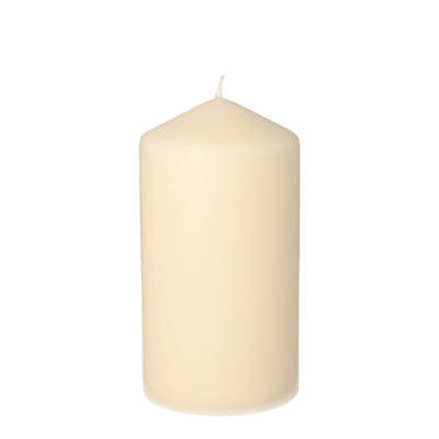 Stumpenkerze &Oslash; 80 mm x 150 mm creme