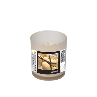 "Flavour by GALA" Duftkerze im Glas &Oslash; 70 mm x 77 mm creme - Vanilla "Indro"