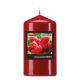 "Flavour by GALA" Duft-Stumpenkerze &Oslash; 58 mm x 110 mm weinrot - Wild Raspberry