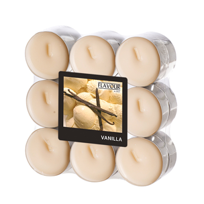 18 "Flavour by GALA" Duftlichte &Oslash; 37,5 mm x 16,6 mm creme - Vanilla