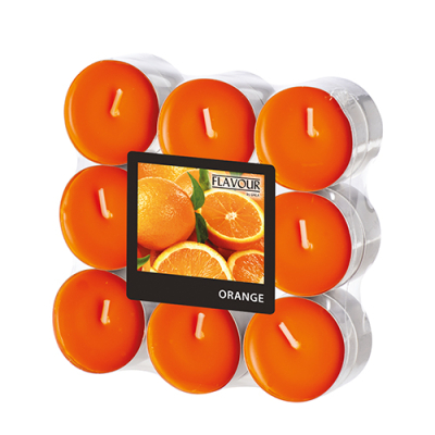 18 "Flavour by GALA" Duftlichte &Oslash; 37,5 mm x 16,6 mm orange - Orange