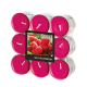 18 "Flavour by GALA" Duftlichte &Oslash; 37,5 mm x 16,6 mm weinrot - Wild Raspberry
