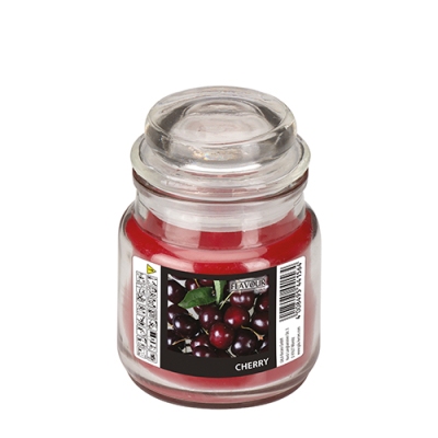 "Flavour by GALA" Bonbonglas mit Wachsf&uuml;llung &Oslash; 60 mm x 85 mm bordeaux - Cherry