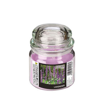 "Flavour by GALA" Bonbonglas mit Wachsf&uuml;llung, MAXI &Oslash; 90 mm x 120 mm violett - Lavender