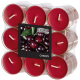 18 "Flavour by GALA" Duftlichte &Oslash; 38 mm x 24 mm bordeaux - Cherry in Polycarbonath&uuml;lle