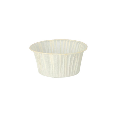 Papstar 250 Muffins-Backf&ouml;rmchen &Oslash; 5 cm x 3,2 cm weiss