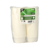 Papstar 250 Muffins-Backf&ouml;rmchen &Oslash; 5 cm x 3,2 cm weiss
