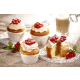 Papstar 250 Muffins-Backf&ouml;rmchen &Oslash; 5 cm x 3,2 cm weiss