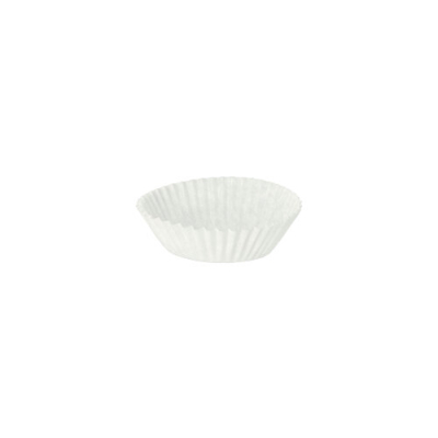 Papstar 1000 Backf&ouml;rmchen rund &Oslash; 3,5 cm x 1,9 cm weiss