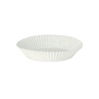 Papstar 1000 Backf&ouml;rmchen rund &Oslash; 7,5 cm x 2 cm weiss