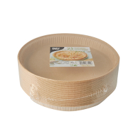 Papstar 25 Backformen "pure" 835 ml &Oslash; 24,6 cm x 2,3 cm braun