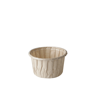 Papstar 50 Backformen "pure" 105 ml &Oslash; 7 cm x 4 cm braun