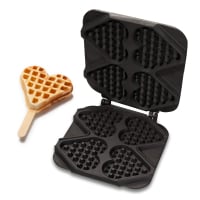 Waffel-Herz am Stiel Wechselplatten für Thermocook®