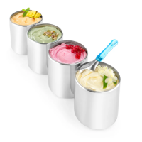 HENDI Ice cream container, round
