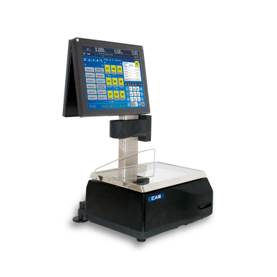 CAS EVO TouchScale 20RLI Linux mit Bon- u. Etikettendrucker