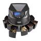 ratiotec "coinsorter CS 250" M&uuml;nzz&auml;hl- und Sortiermaschine, schwarz mit Cash Box