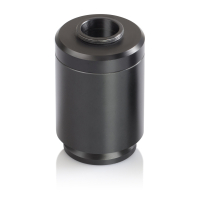 C-Mount Kamera-Adapter 1,0x; für Mikroskop-Cam