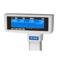 CAS CL5200N-30P Kontrollwaage/Etikettierwaage | 15/30 kg mit Stativ